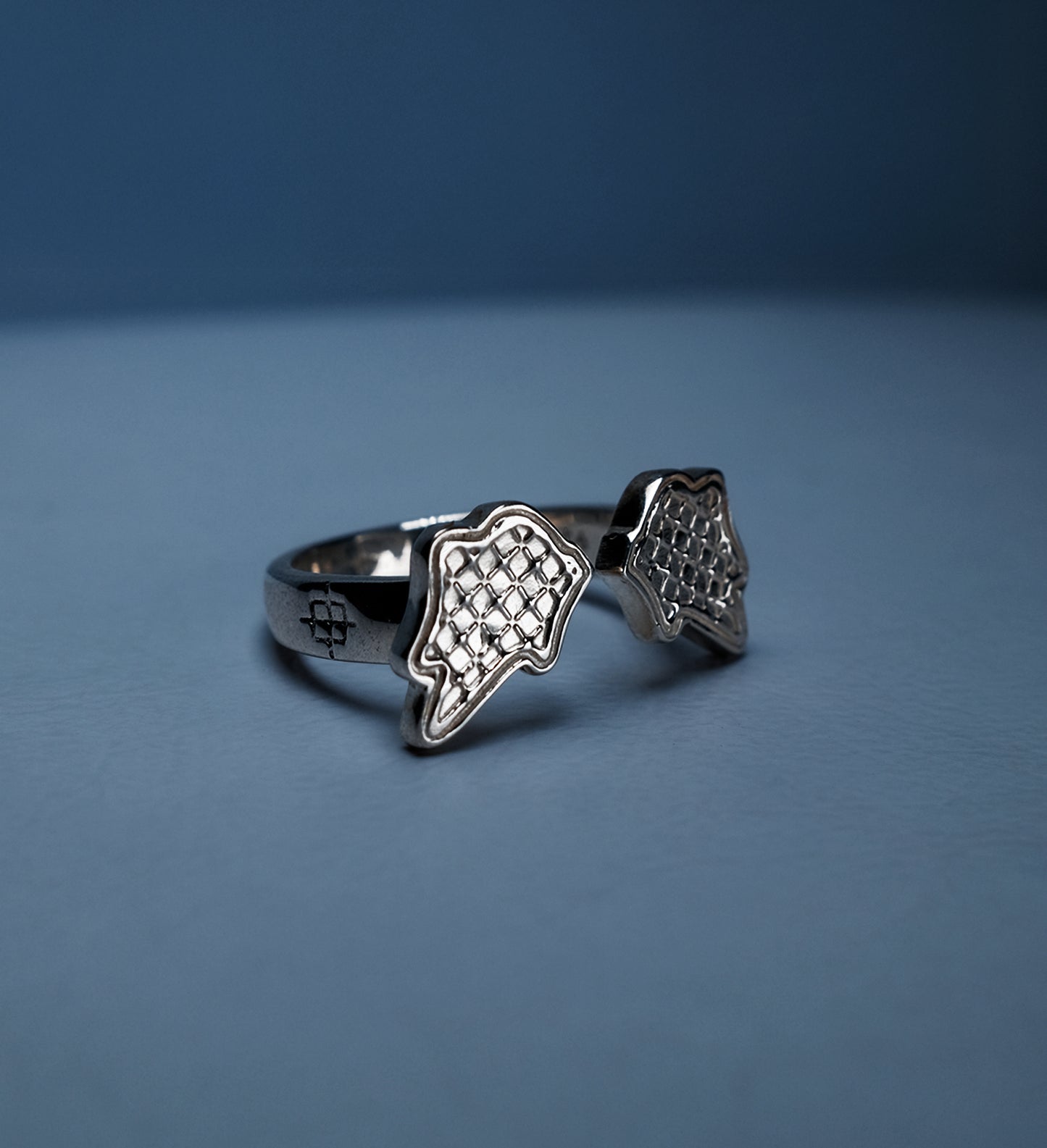 [ Blem x IV Silver Ring ]