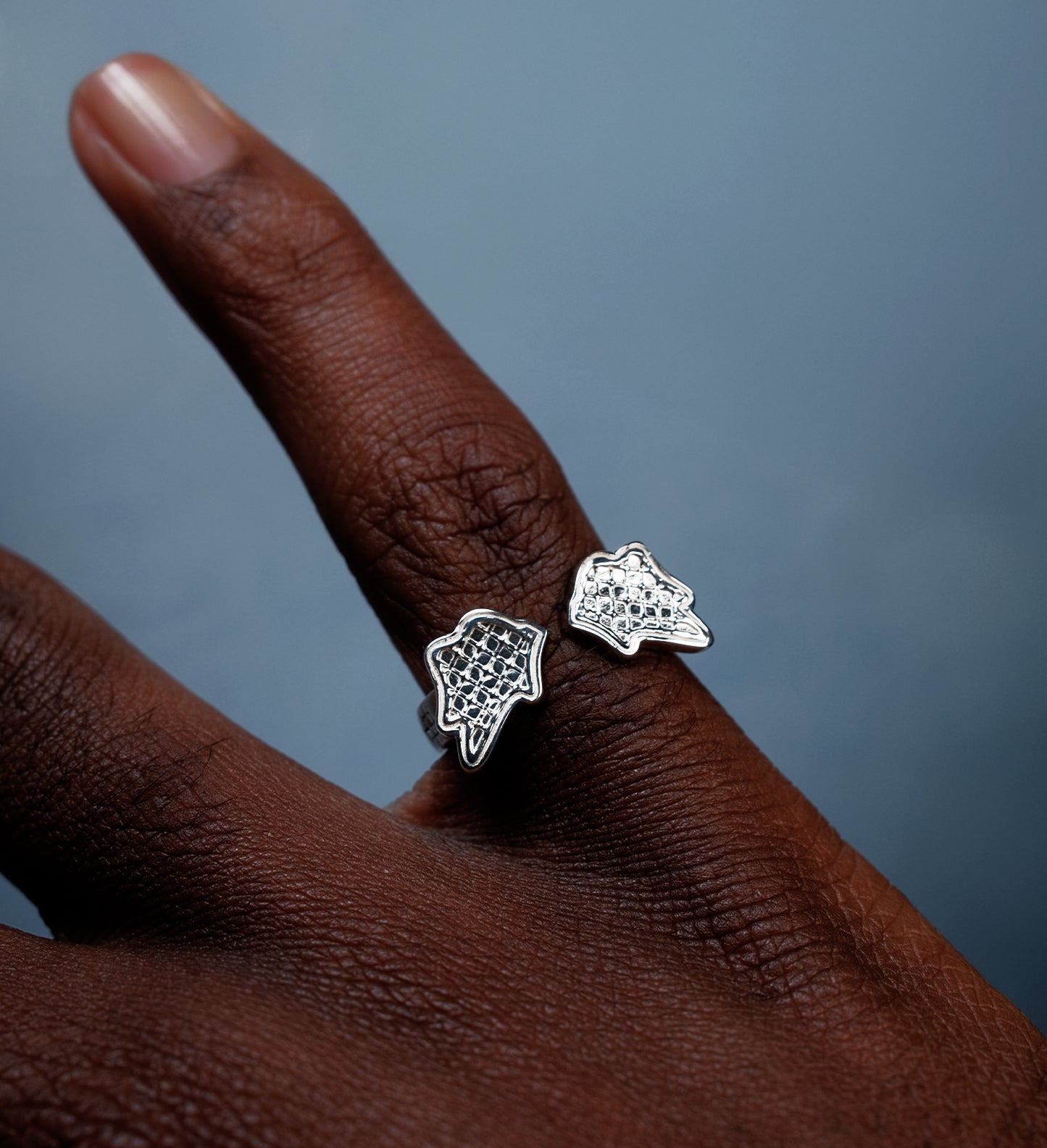 [ Blem x IV Silver Ring ]